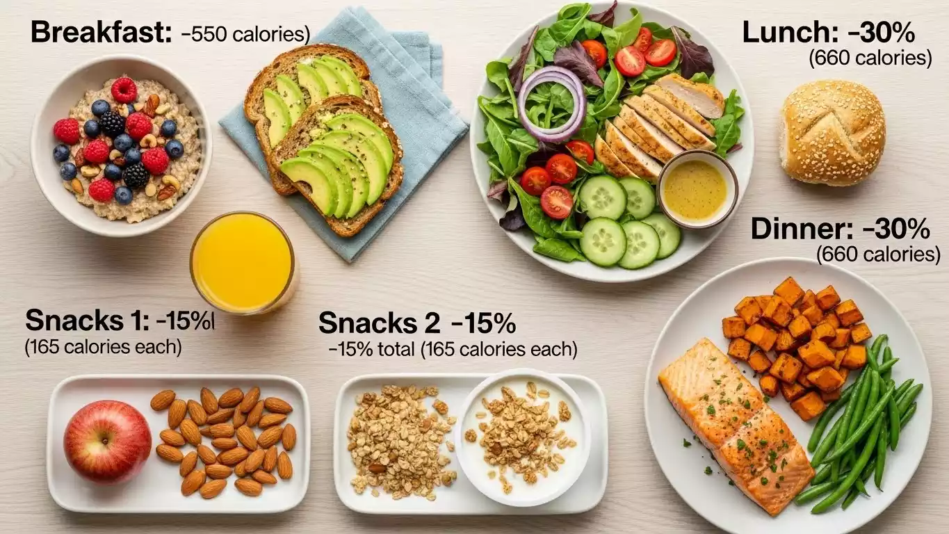 Calories Per Meal Example Calories Per Meal Example